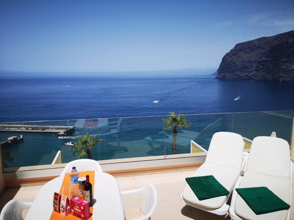 Magical Apt. With Sea View & Cliff Appartement Acantilado de los Gigantes Buitenkant foto