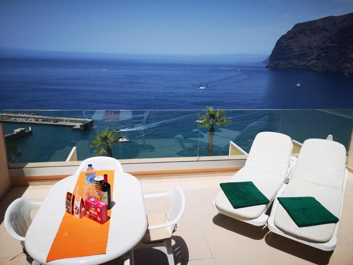 Magical Apt. With Sea View & Cliff Appartement Acantilado de los Gigantes Buitenkant foto