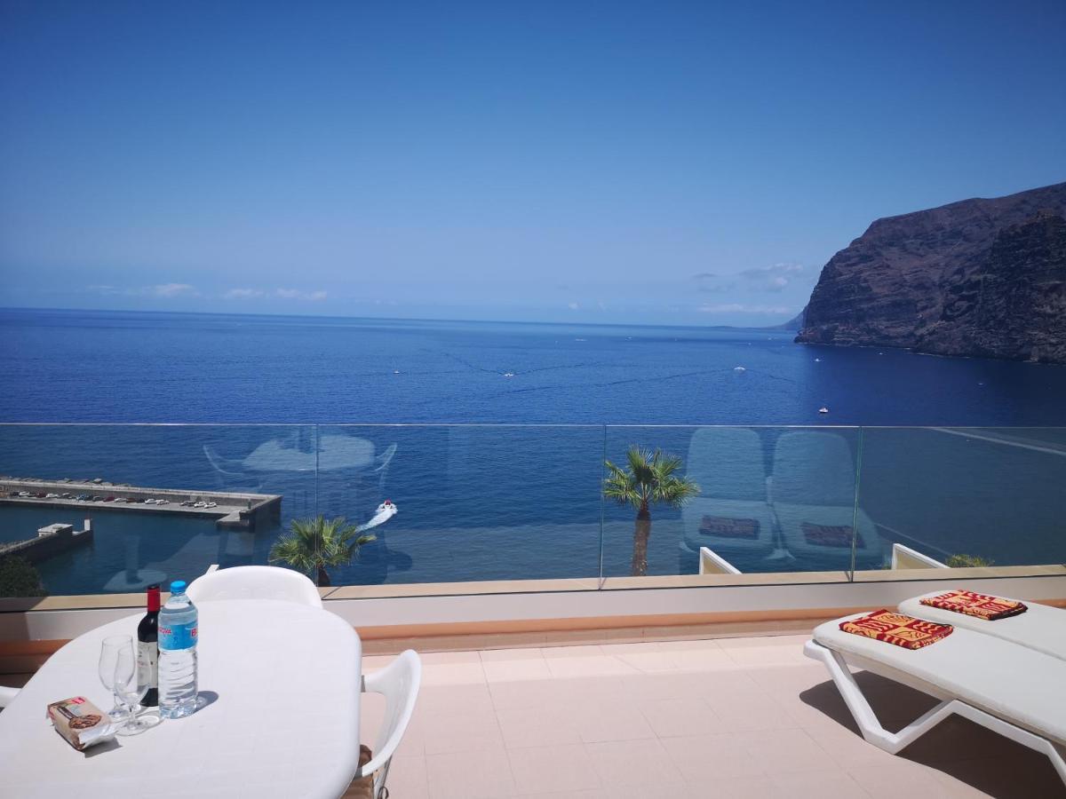 Magical Apt. With Sea View & Cliff Appartement Acantilado de los Gigantes Buitenkant foto